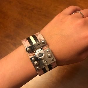 Juicy couture cuffed “lock” bracelet!